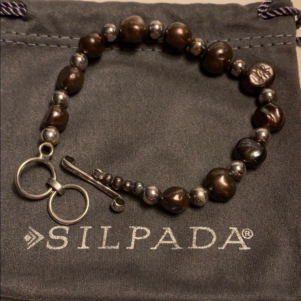 Silpada freshwater pearl bracelet